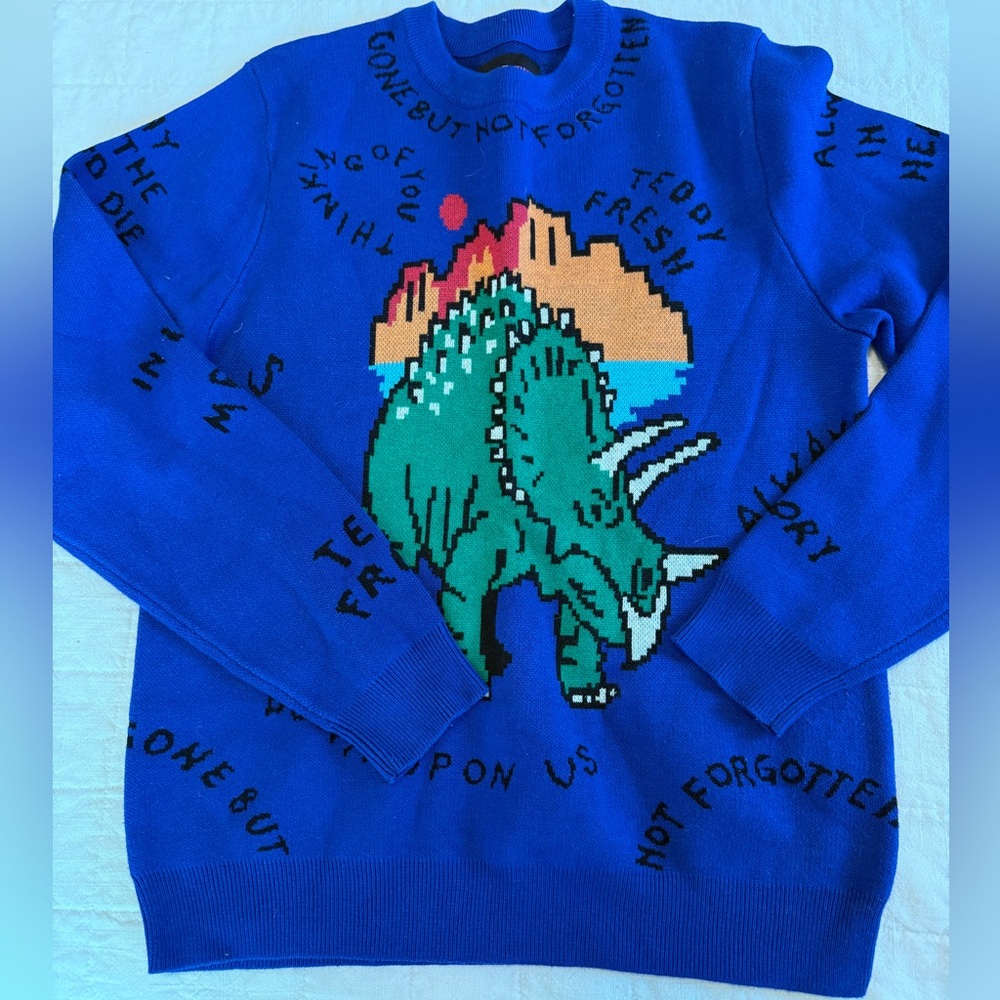 Teddy Fresh Gone but Not Forgotten Dinosaur Sweater